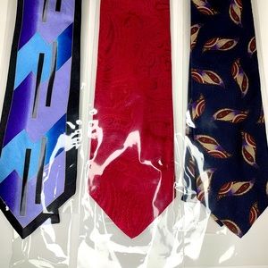BUY 1 GET 2 FREE! NEW Brand Name Men’s Neck Tie 100% Silk